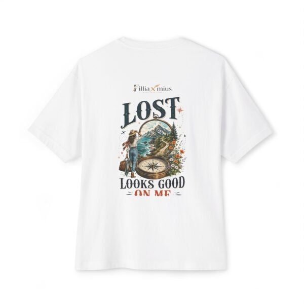Lost Looks Good on Me Oversized Graphic T-Shirt | Travel Humor Unisex Tee