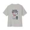 Social Battery 2 Percent Oversized Graphic T-Shirt | Introvert Humor Unisex Tee
