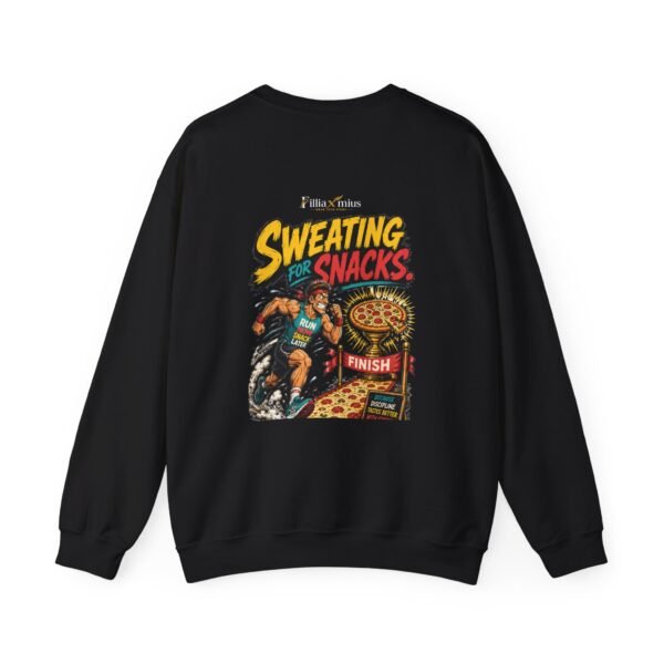 Sweating for Snacks Graphic Sweatshirt | Fitness Humor Unisex Sweatshirt