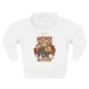 Home Is Where the Fur Sticks Graphic Hoodie | Pet Humor Unisex Hoodie