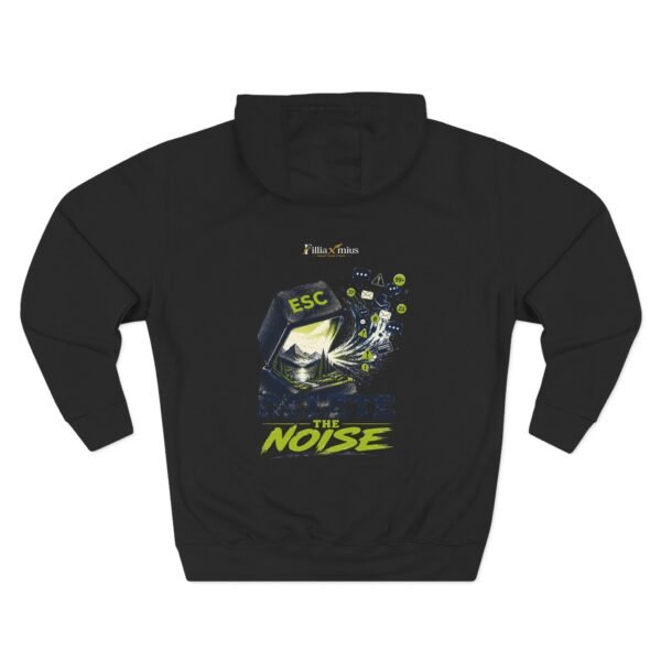Delete the Noise Graphic Hoodie | Digital Detox Unisex Hoodie