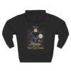 Home Lives in Two Time Zones Graphic Hoodie | Long Distance Home Unisex Hoodie