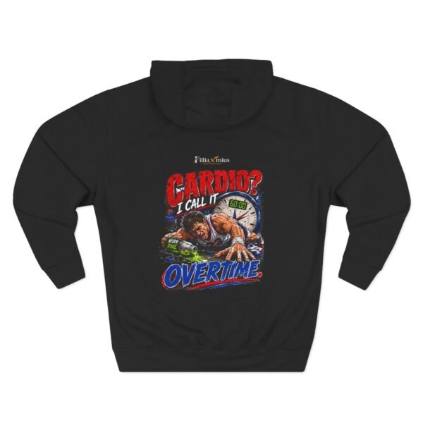 Cardio? I Call It Overtime Graphic Hoodie | Sports Humor Unisex Hoodie