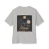 Home Lives in Two Time Zones Oversized Graphic T-Shirt | Long Distance Home Unisex Tee