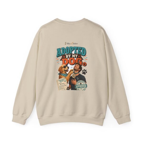 Adopted by My Dog Graphic Sweatshirt | Dog Adoption Unisex Sweatshirt