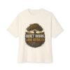 Quiet Work Loud Results Oversized Graphic T-Shirt | Quiet Hustle Unisex Tee
