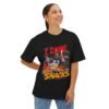 I Came for the Snacks Oversized Graphic T-Shirt | Sports Humor Unisex Tee