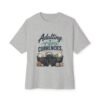 Adulting in Two Currencies Oversized Graphic T-Shirt | Expat Humor Unisex Tee