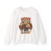 Home Is Where the Fur Sticks Graphic Sweatshirt | Pet Humor Unisex Sweatshirt