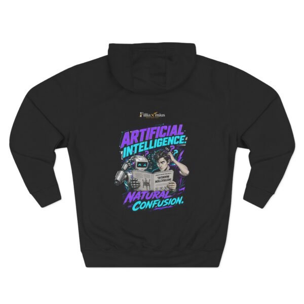 Artificial Intelligence Natural Confusion Graphic Hoodie | Ai Humor Unisex Hoodie