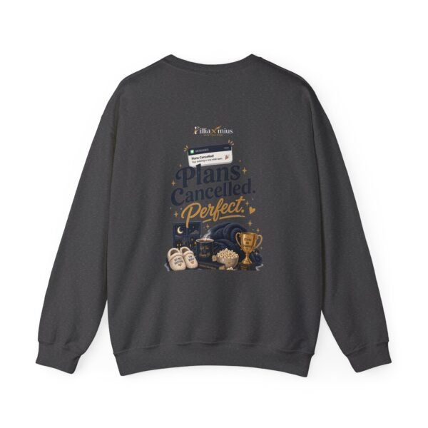 Plans Cancelled Perfect Graphic Sweatshirt | Introvert Humor Unisex Sweatshirt