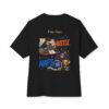 Quiet Hustle Loud Naps Oversized Graphic T-Shirt | Work Humor Unisex Tee