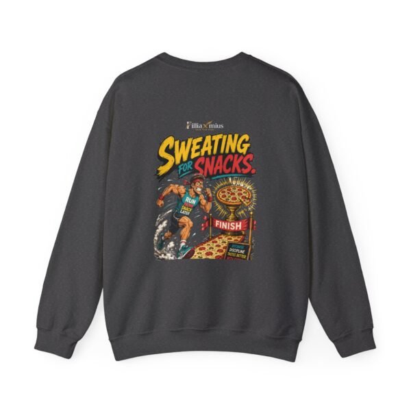 Sweating for Snacks Graphic Sweatshirt | Fitness Humor Unisex Sweatshirt