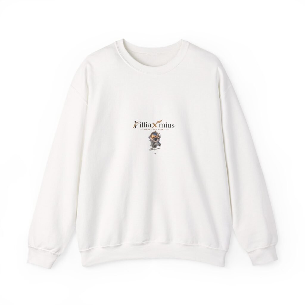 Window Seat Morning Cinema Travel Artwork | Men Sweatshirt | Back Main + Front Branding